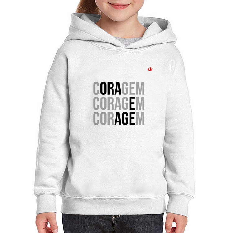 Moletom Infantil Coragem, Ora e Age