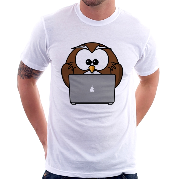 Camiseta Coruja Internauta