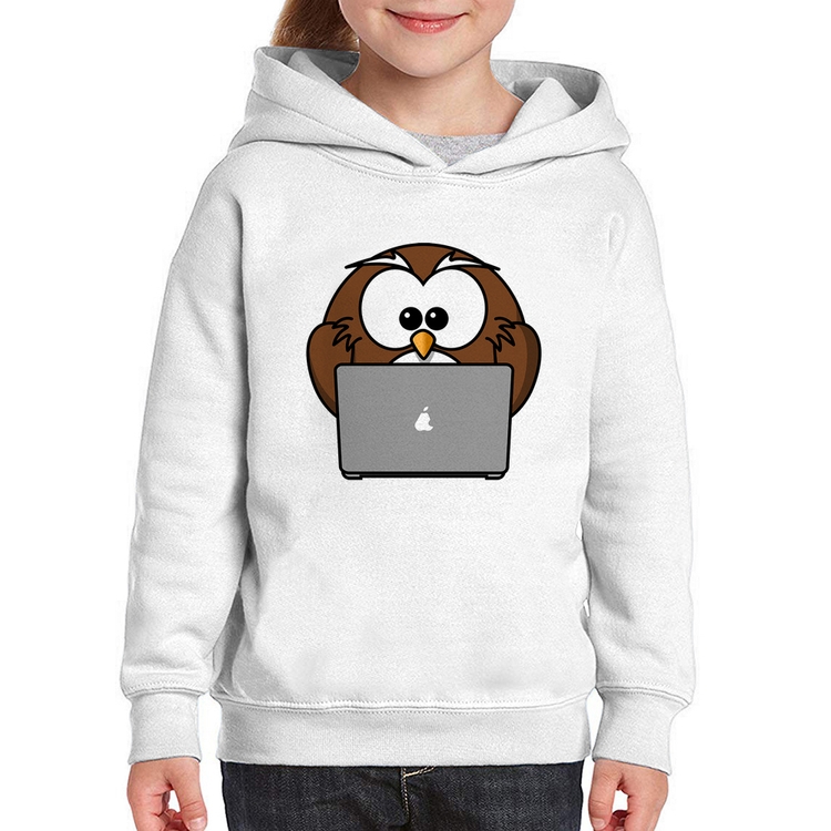 Moletom Infantil Coruja Internauta