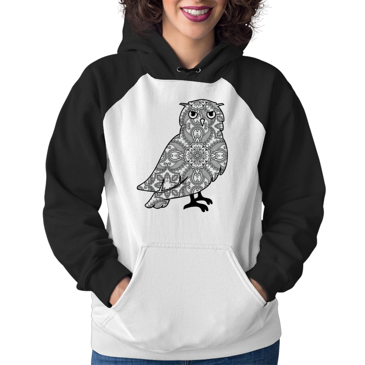 Moletom Feminino Coruja Mandala