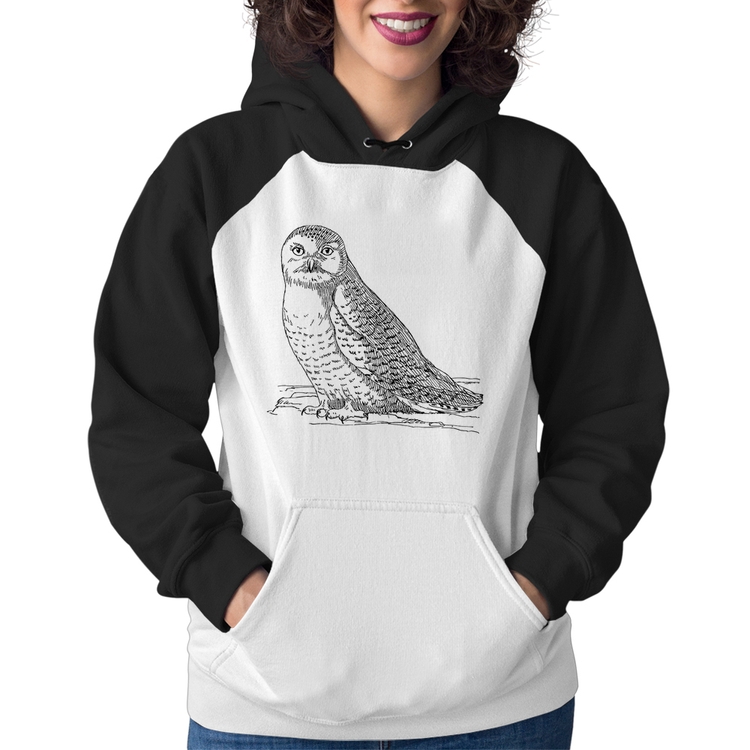 Moletom Feminino Coruja Traços