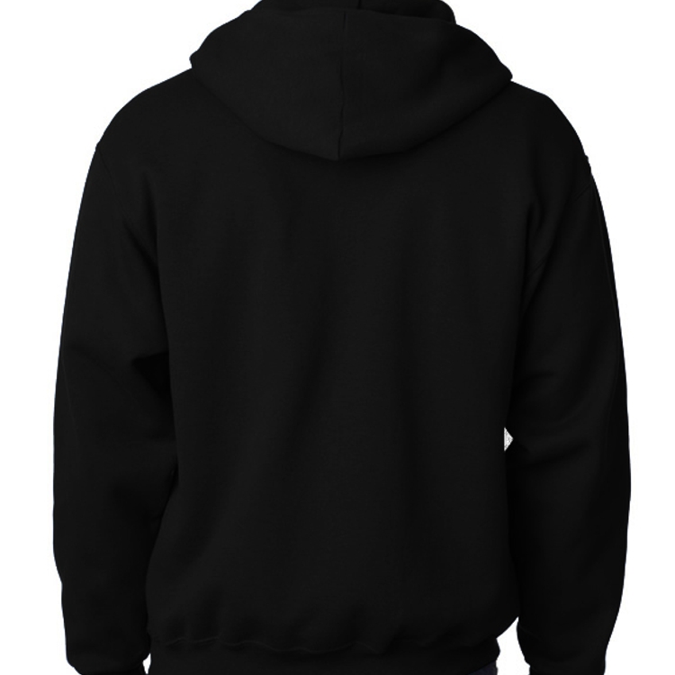 Moletom Aberto Liso Preto