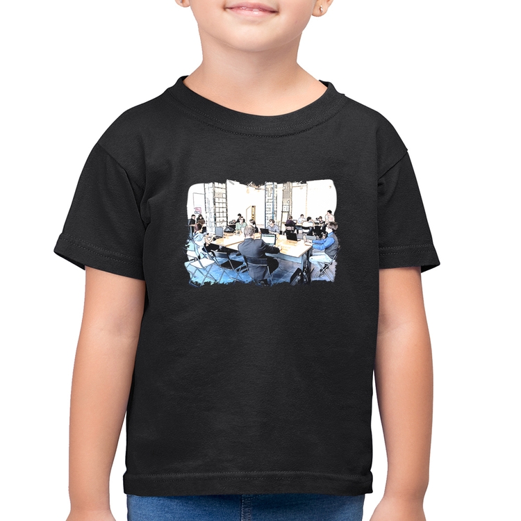 Camiseta Algodão Infantil Coworking