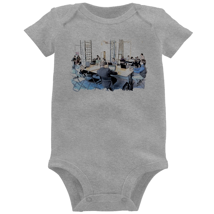 Body Bebê Coworking - Cinza