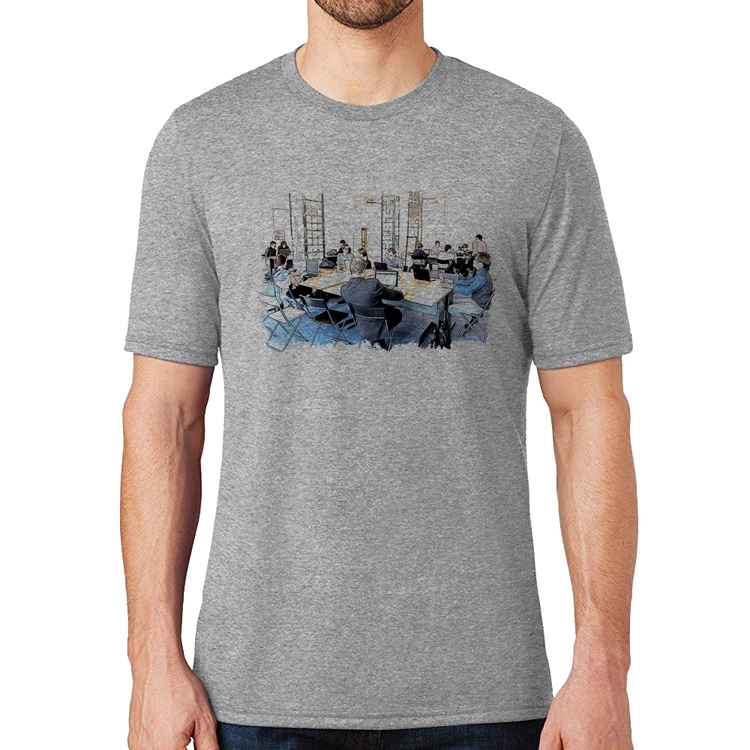 Camiseta Coworking - Cinza