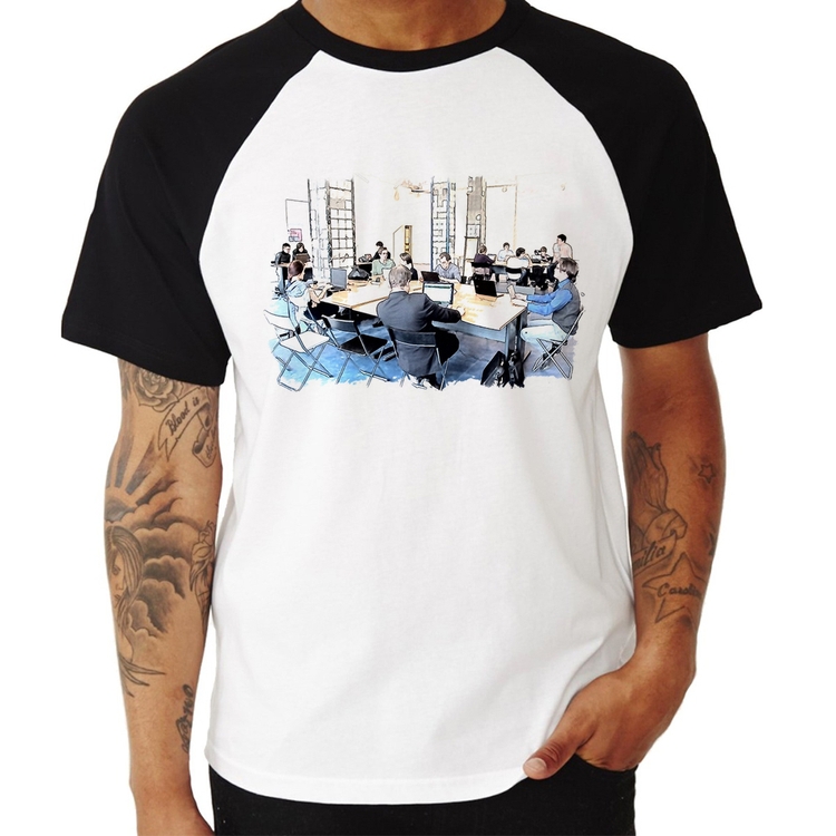 Camiseta Raglan Coworking