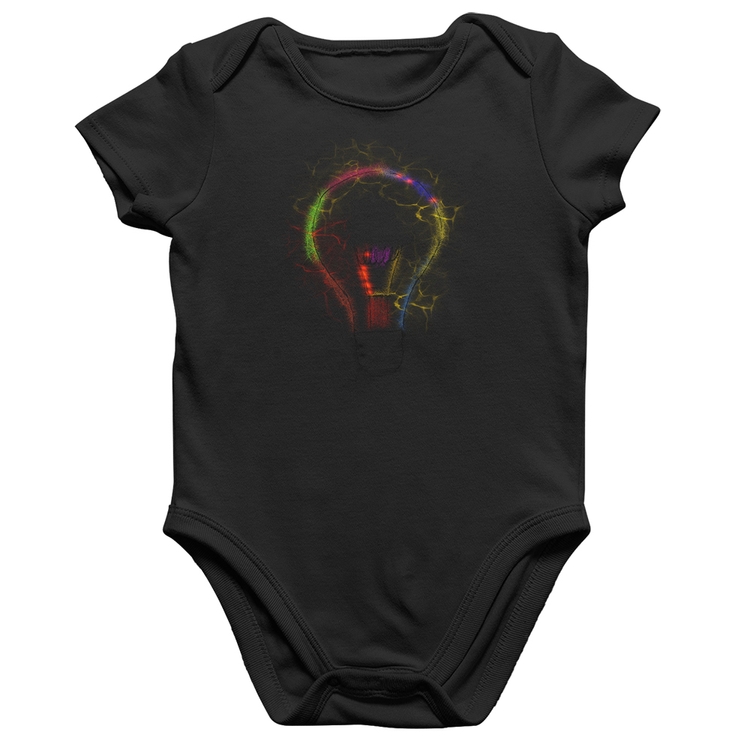 Body Bebê Algodão Creative Bulb
