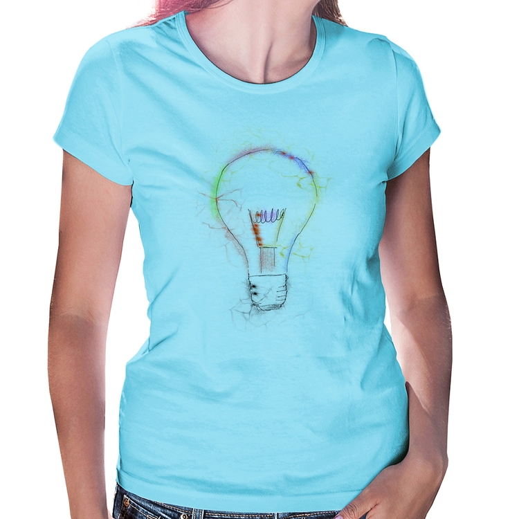 Baby Look Creative Bulb - Azul Bebê