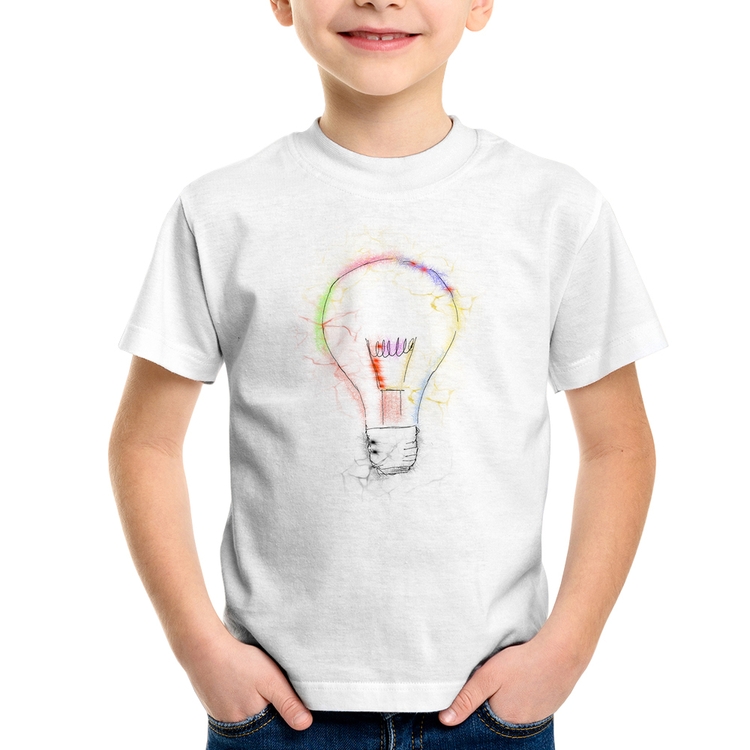 Camiseta Infantil Creative Bulb