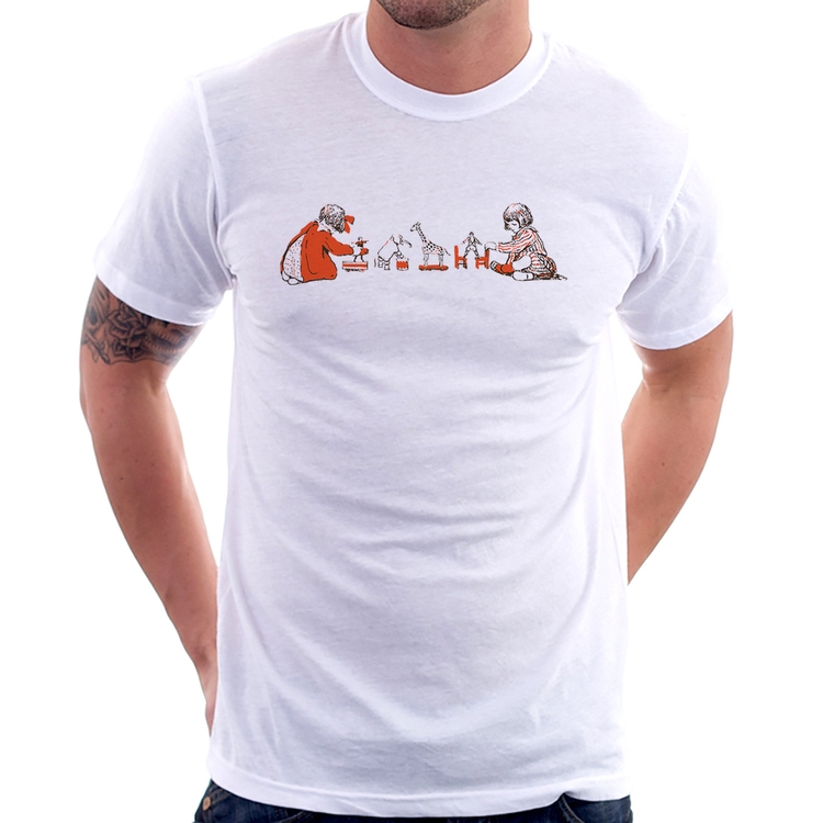 Camiseta Crianças Brincando