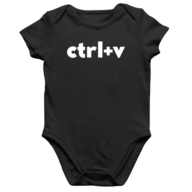 Body Bebê Algodão Ctrl+V