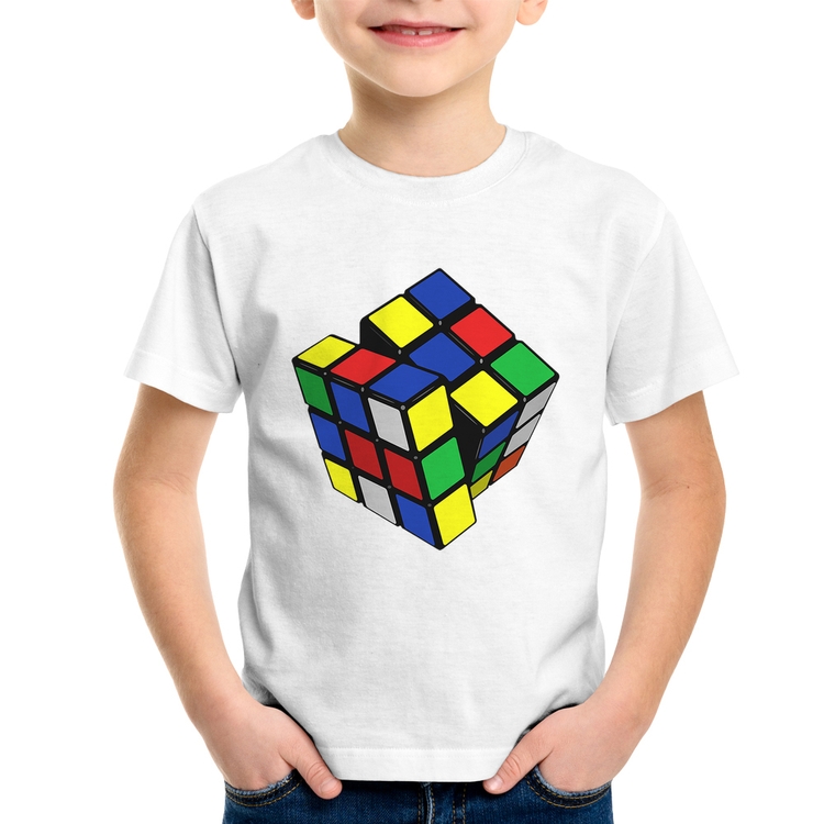 Camiseta Infantil Cubo Mágico