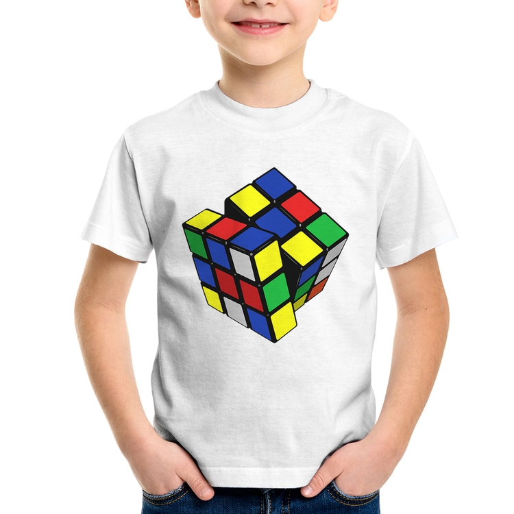 Camiseta Infantil Cubo Mágico