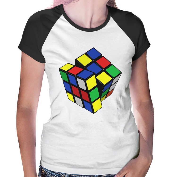 Baby Look Raglan Cubo Mágico