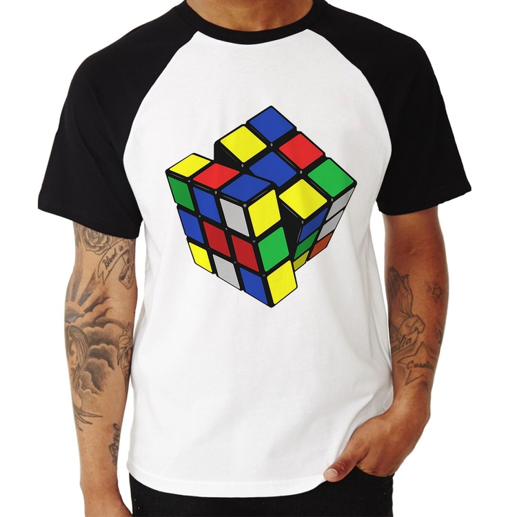 Camiseta Raglan Cubo Mágico