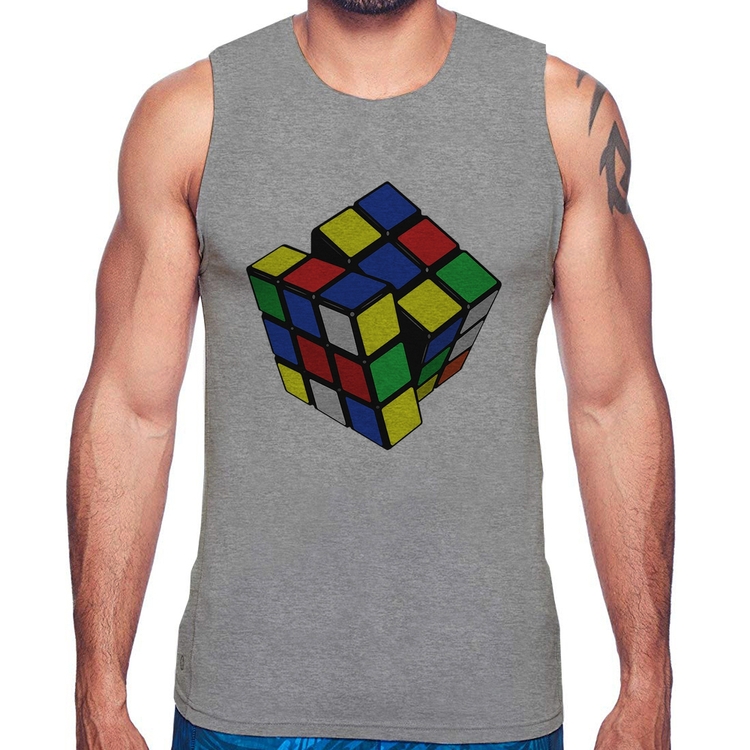 Regata Cubo Mágico - Cinza