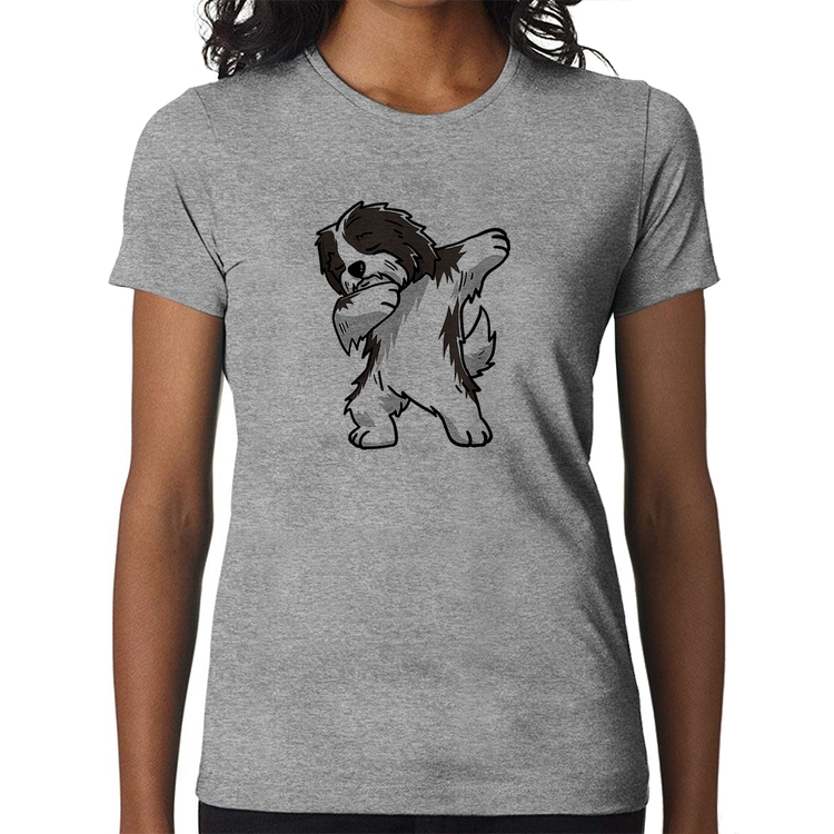 Baby Look Cute Dabbing Havanese Dog - Cinza