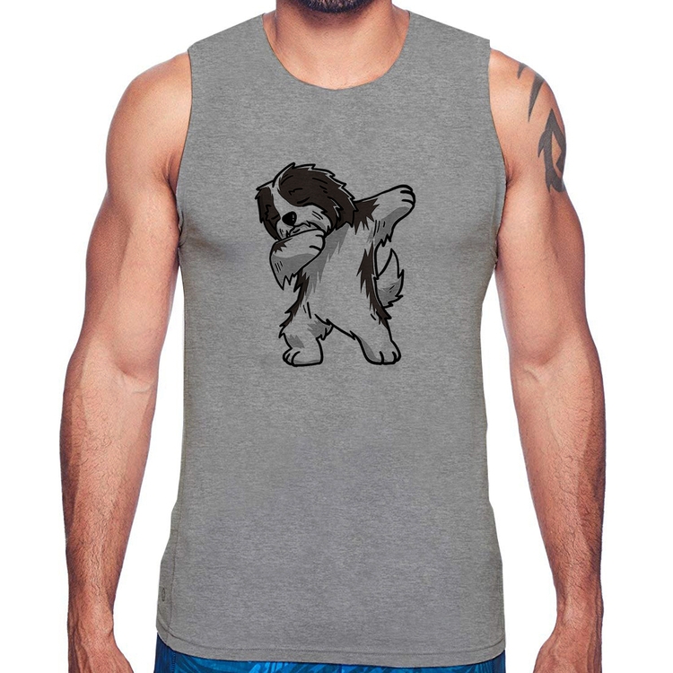 Regata Cute Dabbing Havanese Dog - Cinza