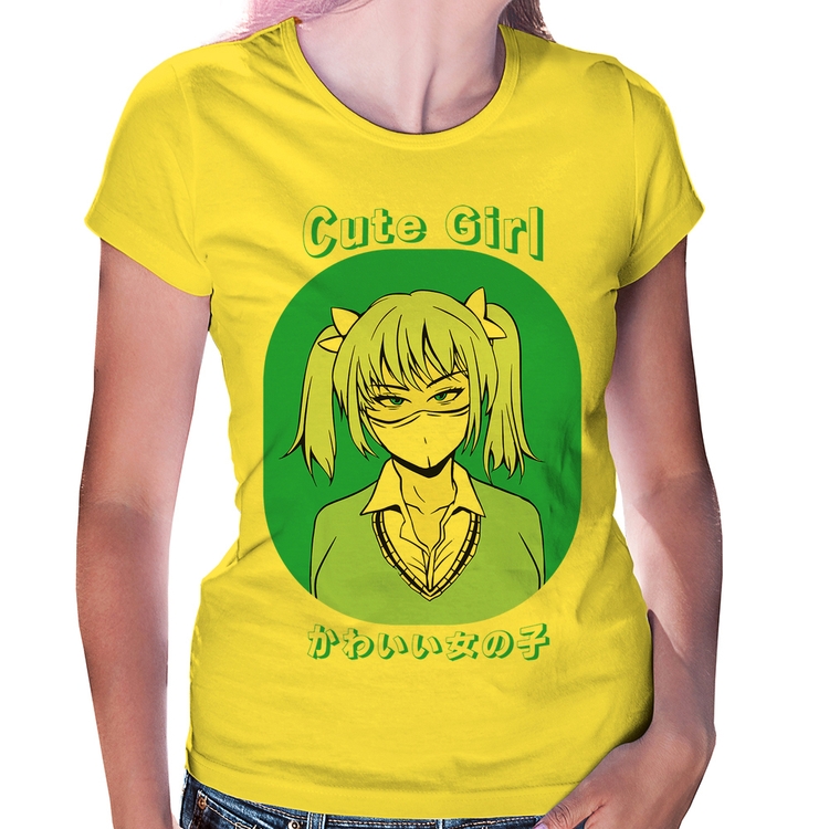 Baby Look Cute Girl - Amarela