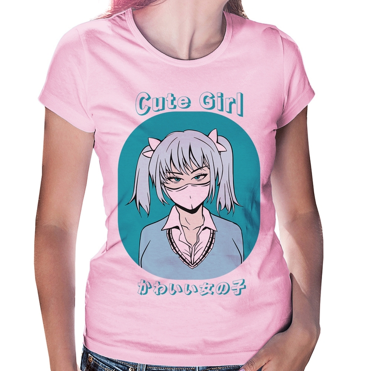 Baby Look Cute Girl - Rosa Bebê