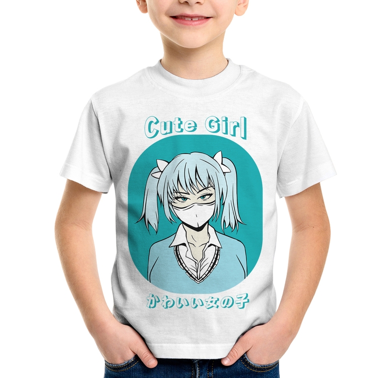 Camiseta Infantil Cute Girl