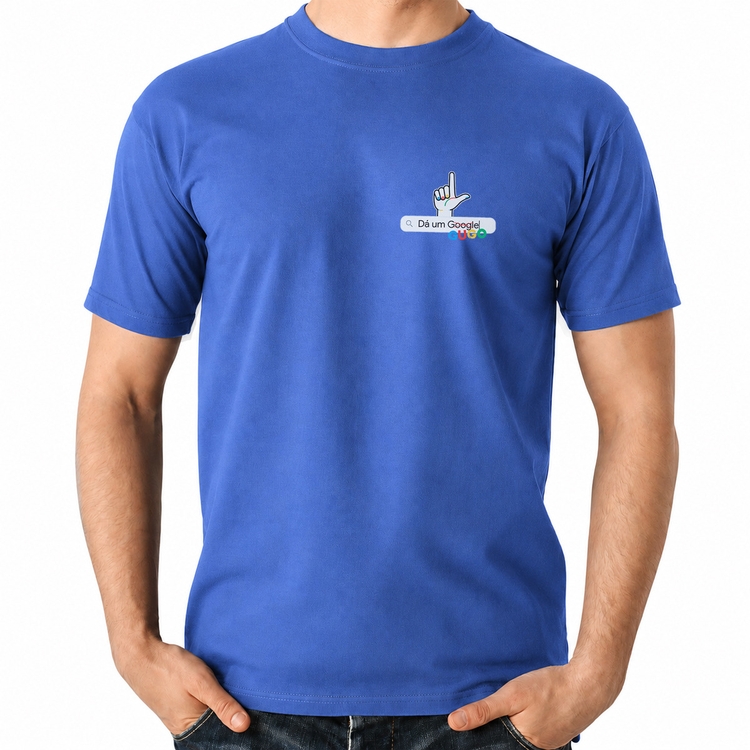 Camiseta Algodão Dá um GUGO - Azul Royal