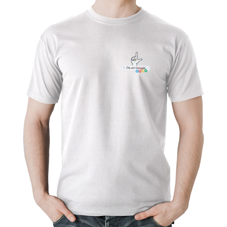 Camiseta Algodão Dá um GUGO - Branca