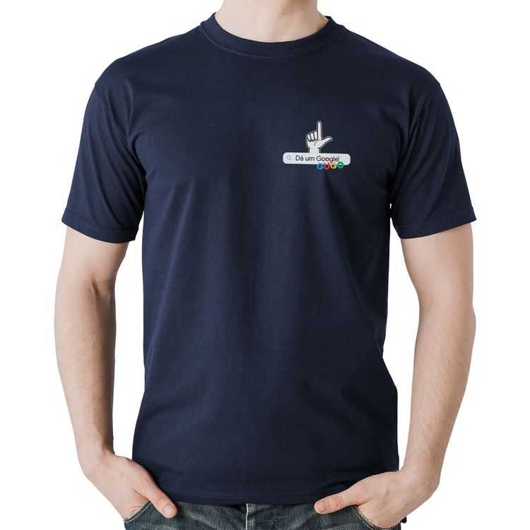 Camiseta Algodão Dá um GUGO - Marinho