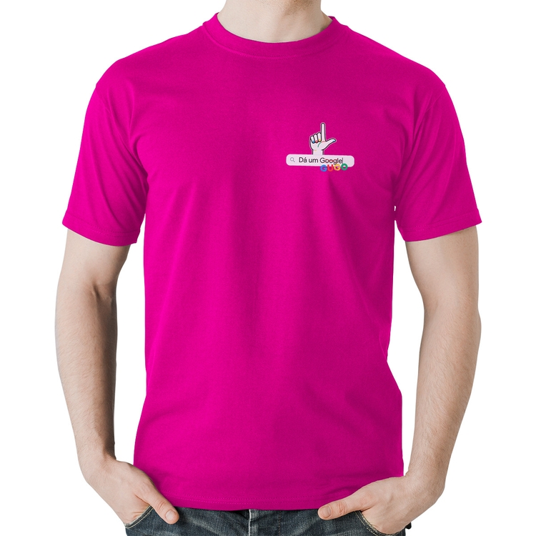 Camiseta Algodão Dá um GUGO - Rosa