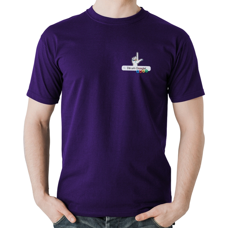 Camiseta Algodão Dá um GUGO - Roxa