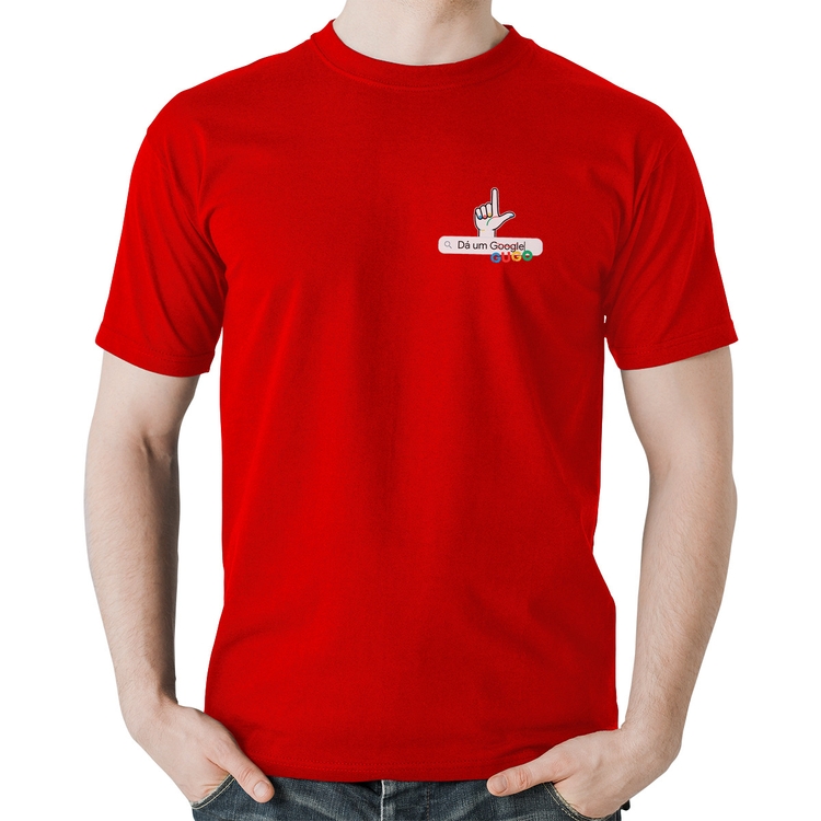 Camiseta Algodão Dá um GUGO - Vermelha