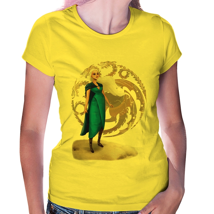 Baby Look Daenerys Targaryen Art - Amarela