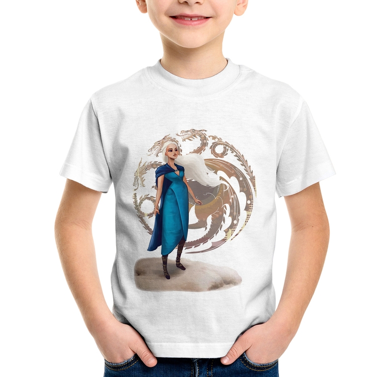 Camiseta Infantil Daenerys Targaryen Art