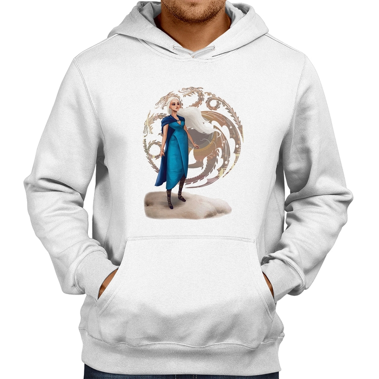 Moletom Daenerys Targaryen Art - Branco