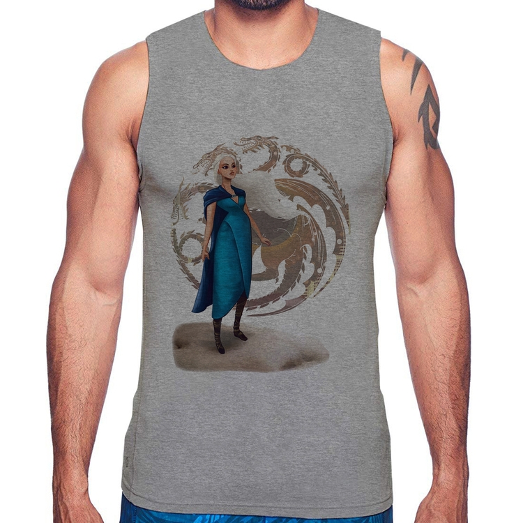 Regata Daenerys Targaryen Art - Cinza