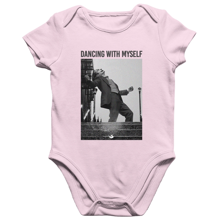 Body Bebê Algodão Dancing with myself - Rosa Bebê