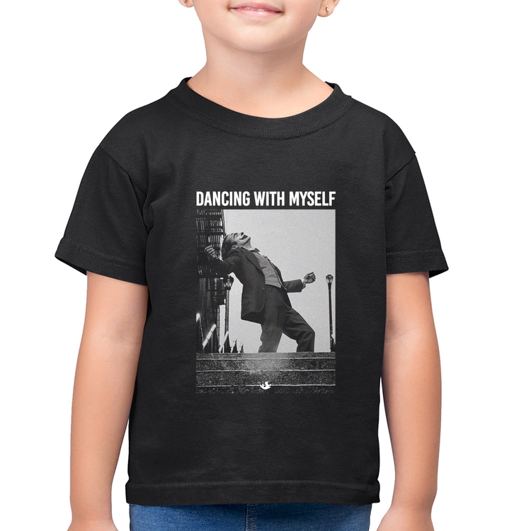 Camiseta Algodão Infantil Dancing with myself