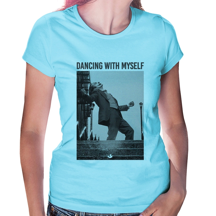 Baby Look Dancing with myself - Azul Bebê