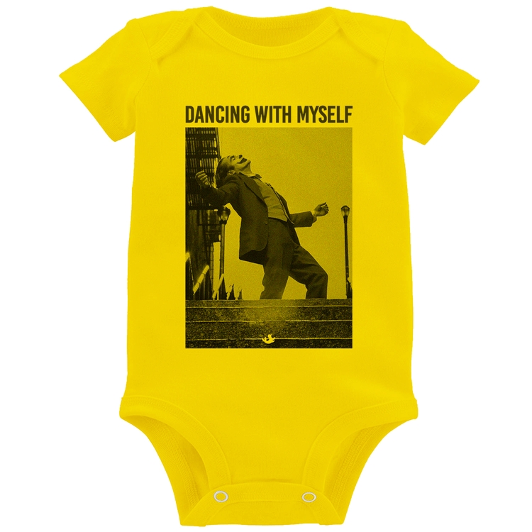 Body Bebê Dancing with myself - Amarelo