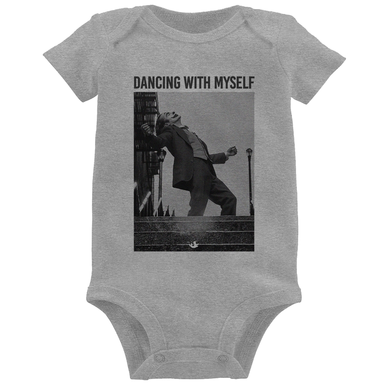 Body Bebê Dancing with myself - Cinza