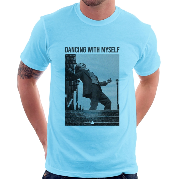Camiseta Dancing with myself - Azul Bebê