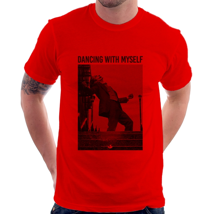 Camiseta Dancing with myself - Vermelha