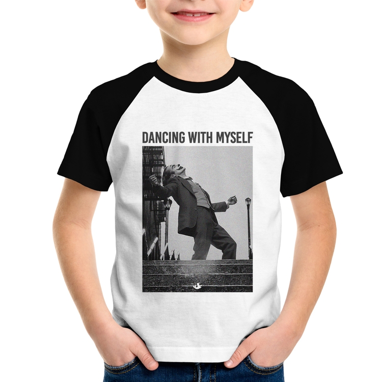 Camiseta Raglan Infantil Dancing with myself