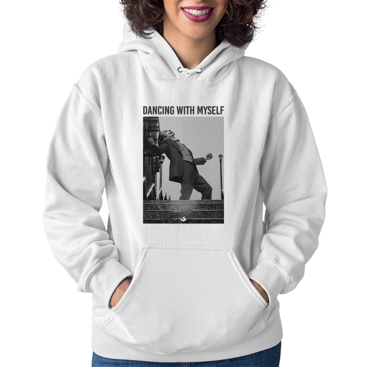 Moletom Feminino Dancing with myself - Branco