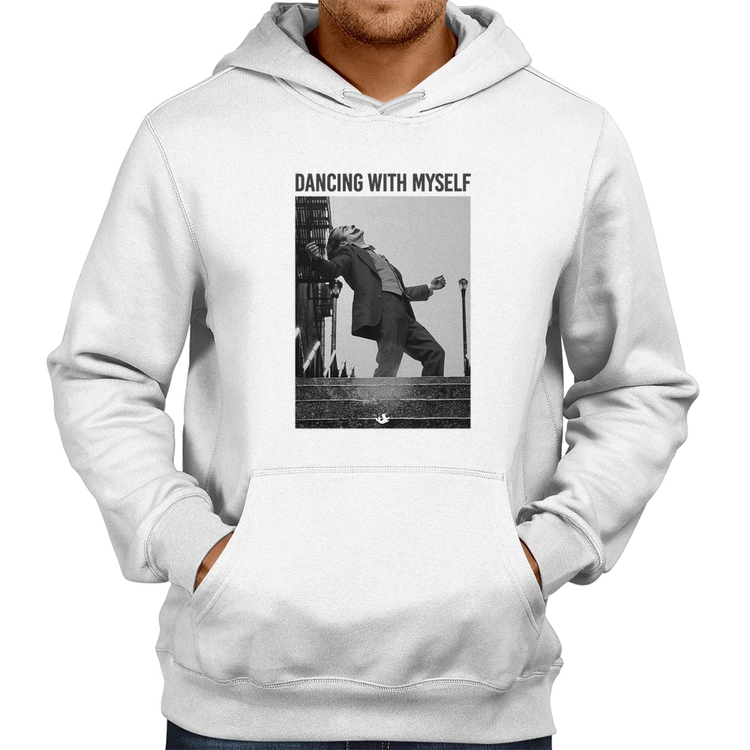 Moletom Dancing with myself - Branco