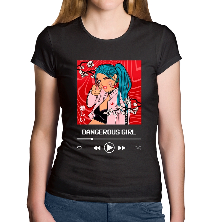 Baby Look Algodão Dangerous Girl