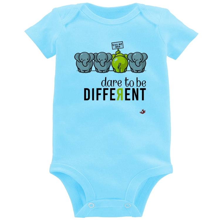 Body Bebê Dare to be different - Azul Bebê