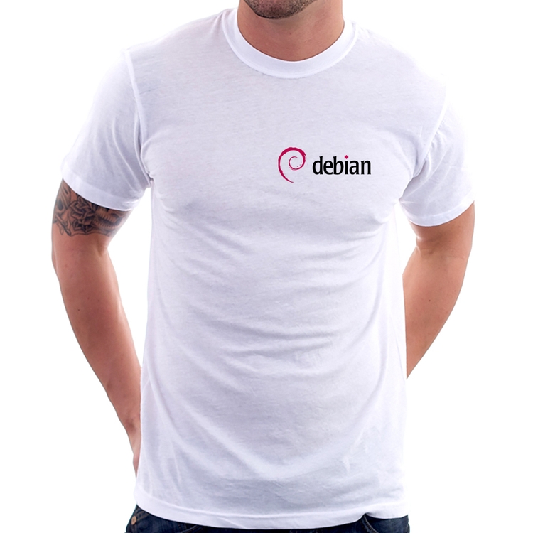 Camiseta Debian Linux