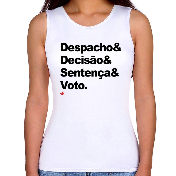 Regata Feminina Despacho & Decisão & Sentença & Voto