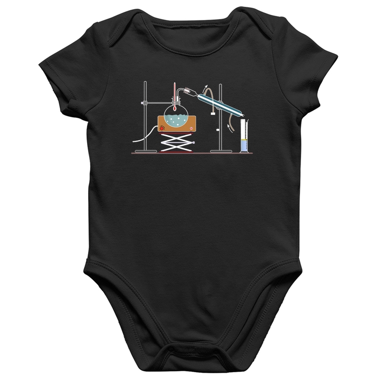 Body Bebê Algodão Destilação Química